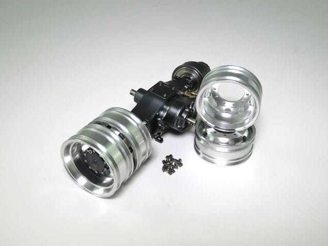 Lesu 1_14 Alufelgen hinten ohne Nabe fuer Differenzial hinten - RC-Zubehoer