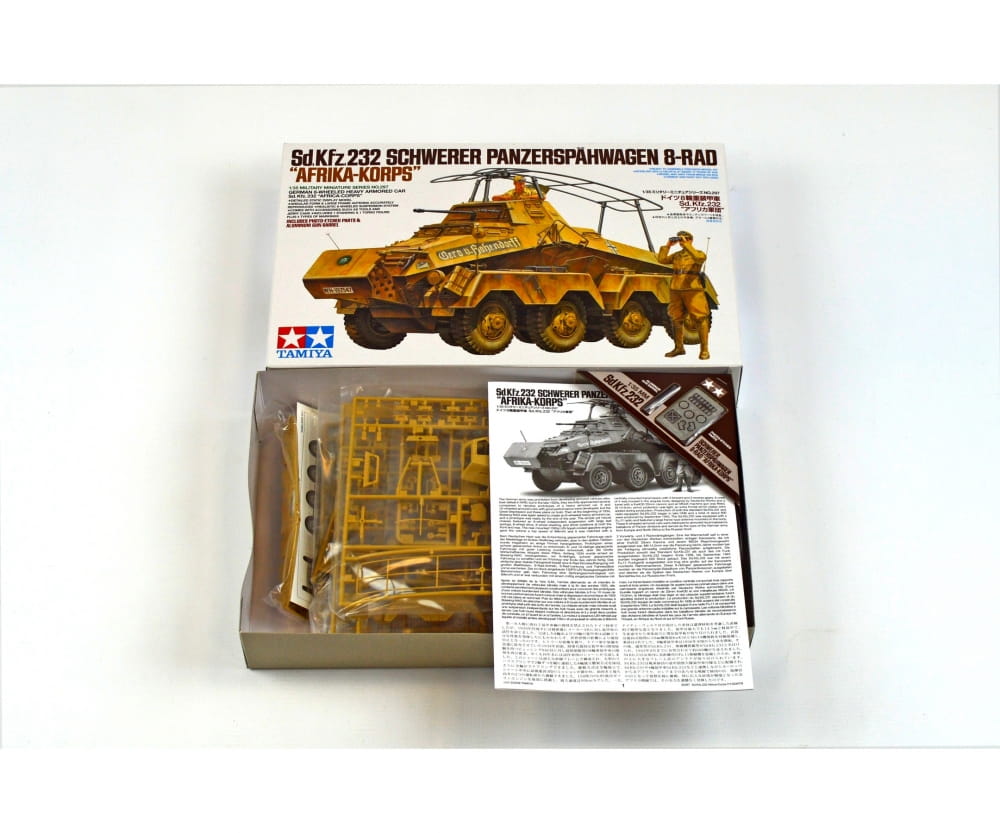 Tamiya 1_35 Sd_Kfz.232 Afrika Spaehpanzer Modellbausatz_