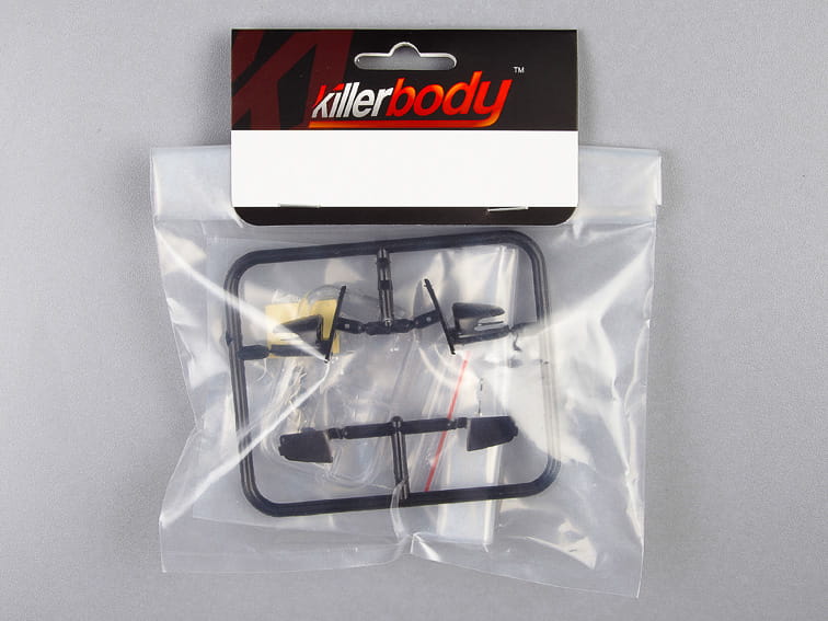 Killerbody Seitliches Rueckspiegel Set _Type-B_ inkl. LED‘s - RC-Zubehoer