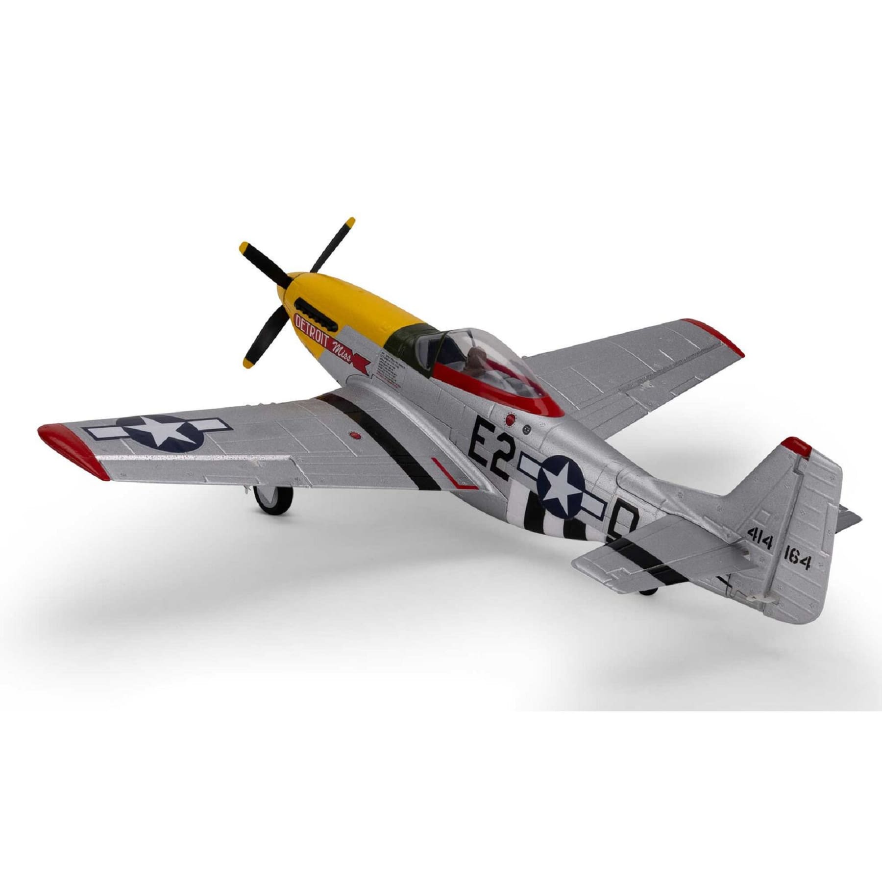 E-flite UMX P-51D Mustang Detroit Miss BNF Basic, AS3X, SAFE
