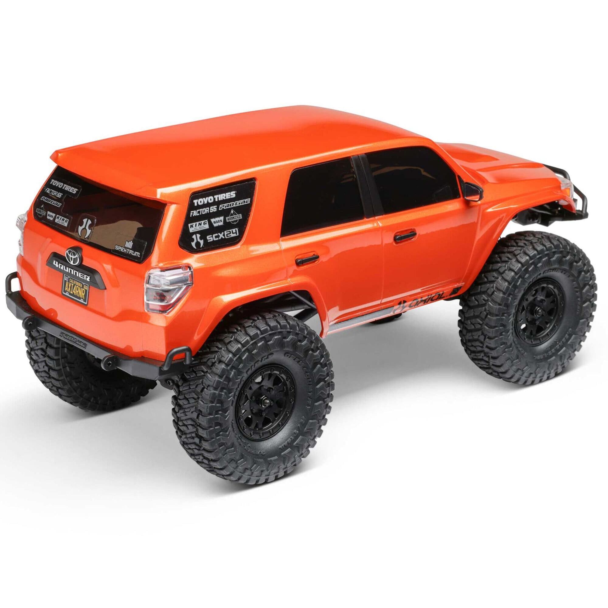 Axial SCX24 Toyota 4Runner RC Crawler im Massstab 1_24 Axial SCX24 Toyota 4Runner 1_24 RTR RC Rock Crawler orange
