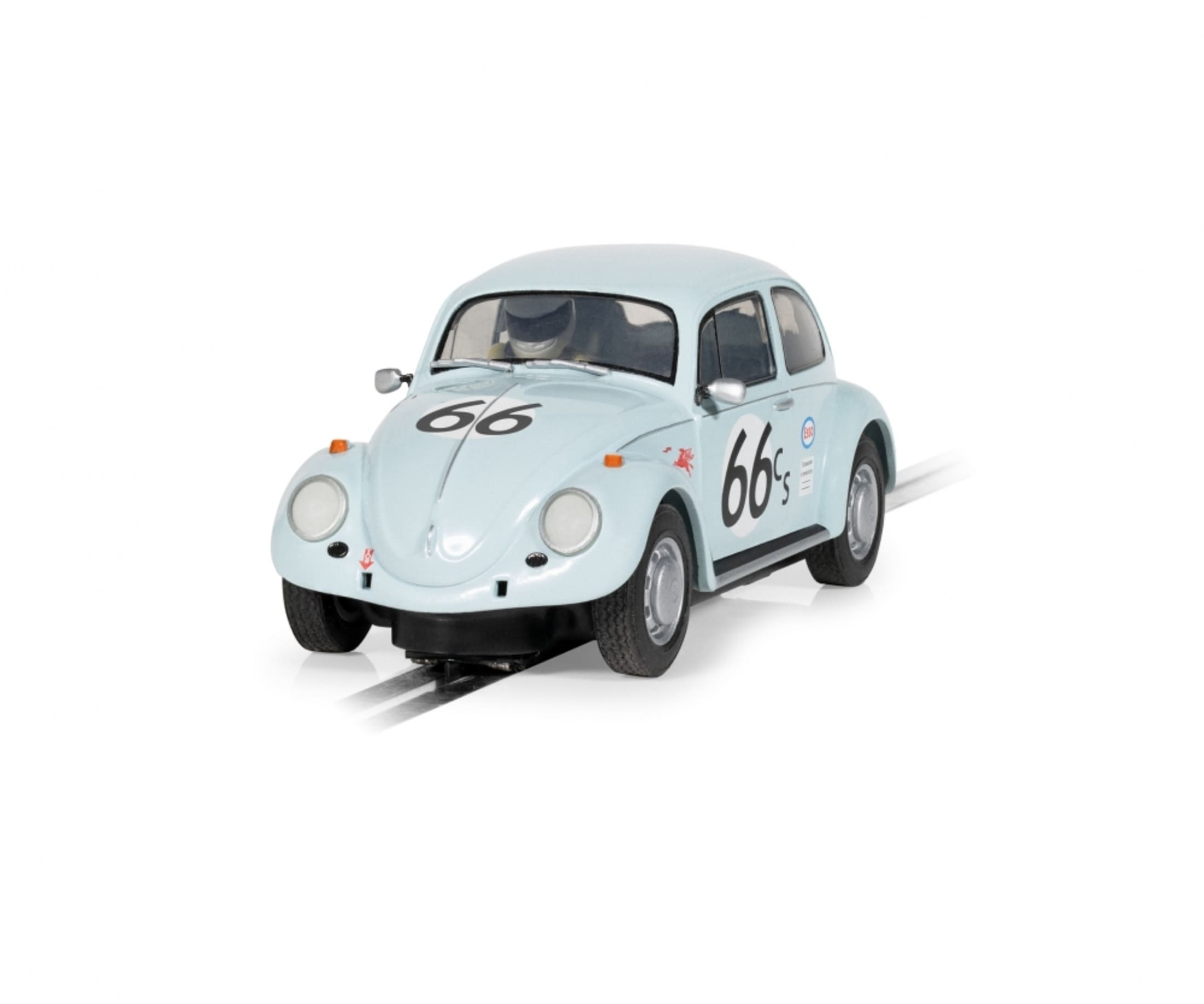 Scalextric 1_32 Volkswagen Kaefer #66 Bla Slotcar - Rennbahnauto - RC-Zubehoer