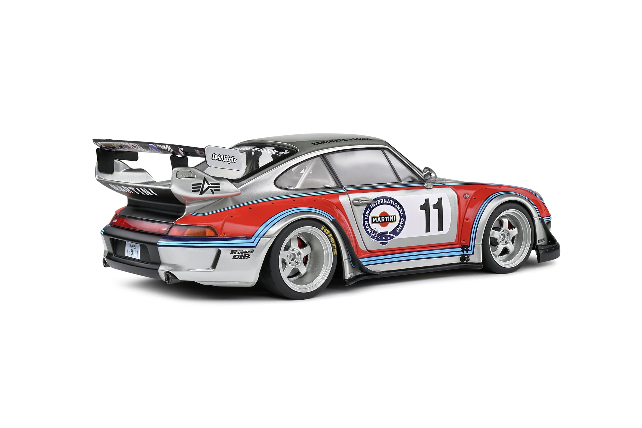 Solido Porsche RWB Bodykit Martini Grau 2020 Modellauto 1_18