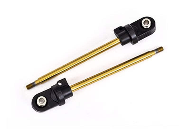 Traxxas GTX Dämpfer-Kolbenstange 92mm TIN-Beschichtung (2) +Kugelpfa