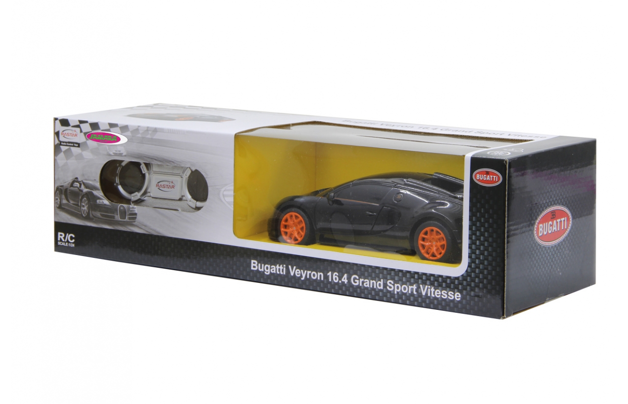 Jamara Bugatti Grand Sport Vitesse 1:24 schwarz  2,4Ghz