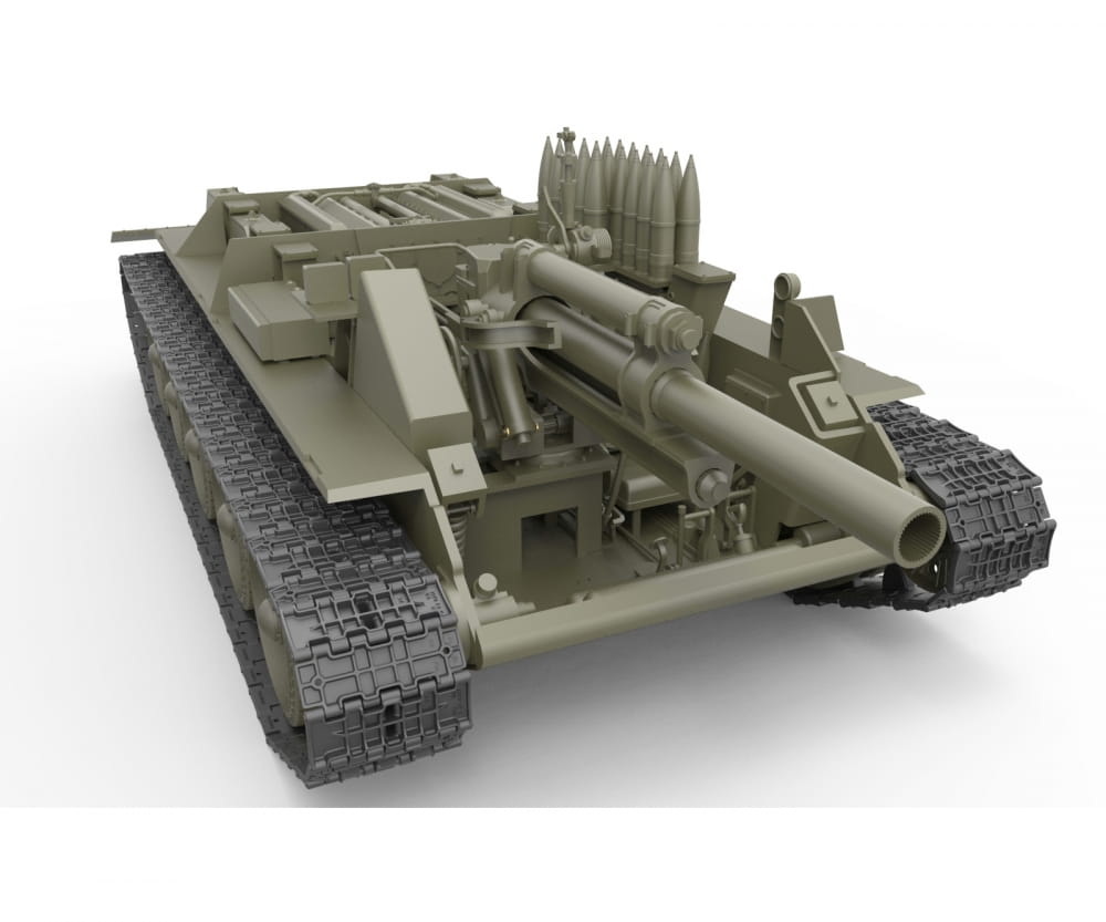 Plastikmodellbau von Miniart 1-35 su 122 mit prod m interieur