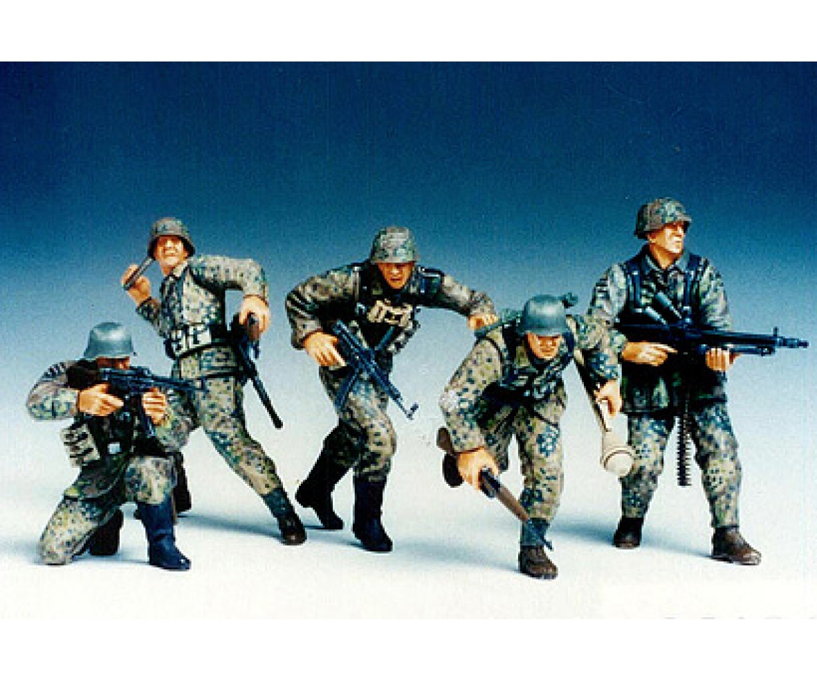 Tamiya WWII Figuren Set Deutsche Frontsoldaten 1_35 Plastik Modellbau Militaer Bausatz - RC-Zubehoer
