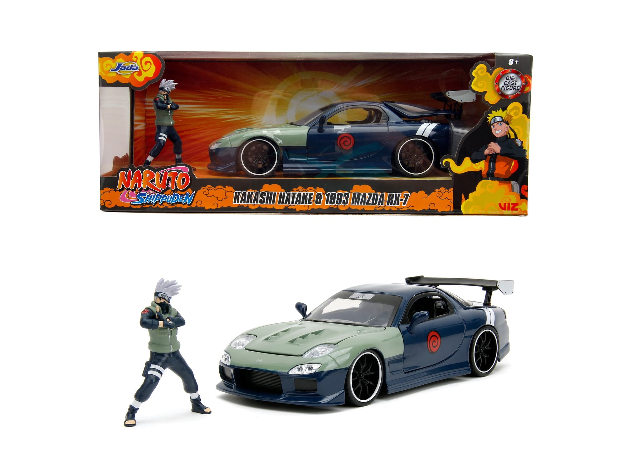 Jada Naruto 1993 Mazda RX-7 1_24 9334370314R00 - RC-Zubehoer
