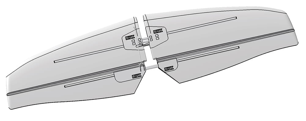 Multiplex Höhenleitwerk FUNRAY gebaut (ohne Dekor) Multiplex Hoehenleitwerk FUNRAY gebaut _ohne Dekor_ - RC-Zubehoer