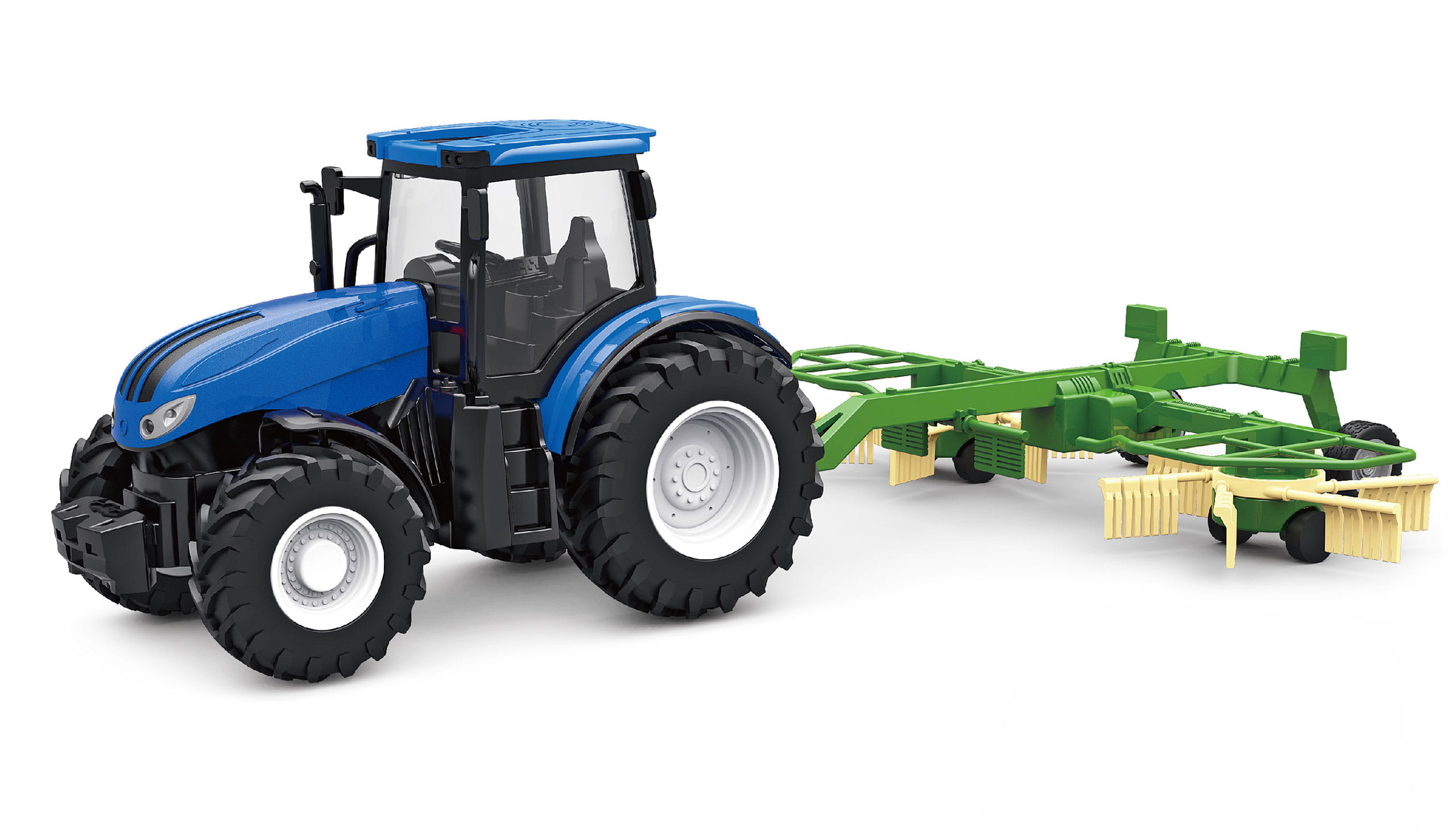 Amewi RC Traktor mit Kreiselschwader, Licht & Sound, 1:24 RTR Amewi RC Traktor mit Kreiselschwader, Licht & Sound, 1:24 RTR