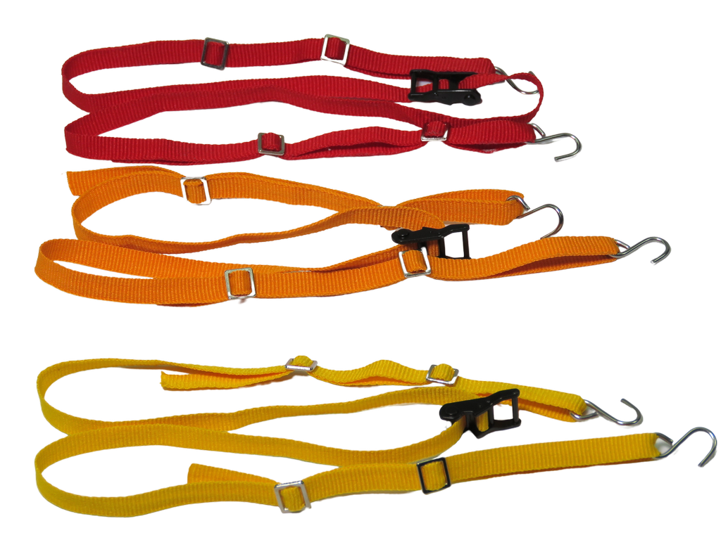 Thicon Verzurrgurt/Spanngurt Textil in gelb mit Metall-Spanner