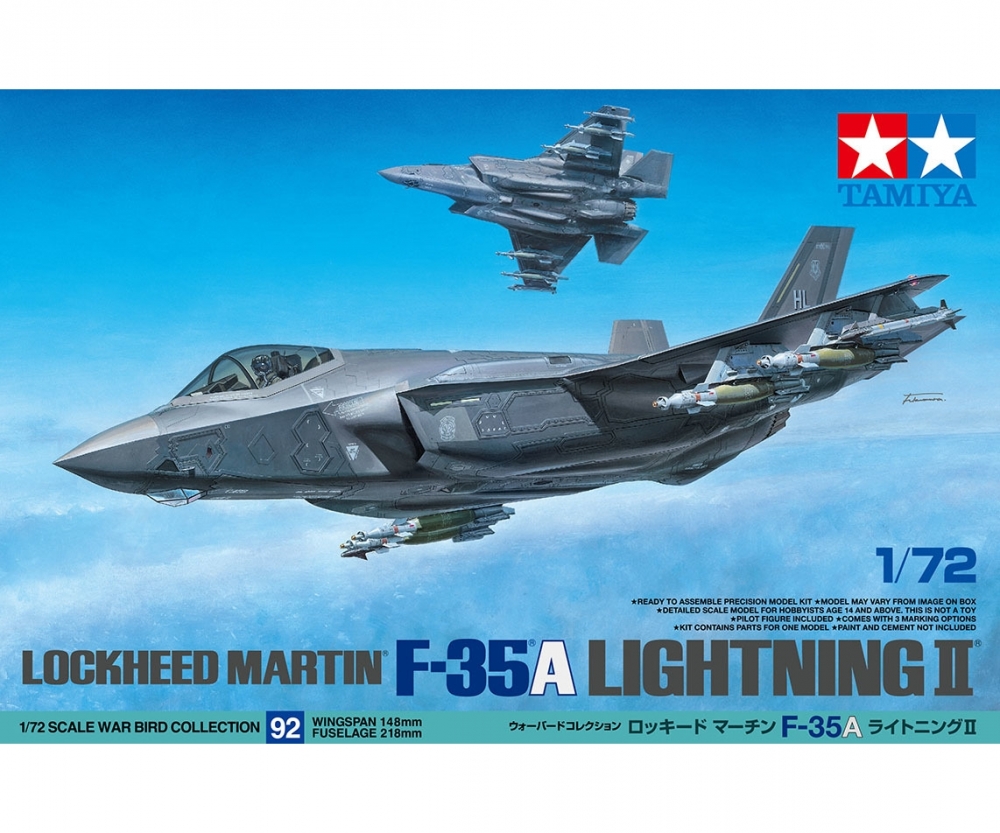 Tamiya 1_72 F-35A Lightning II Plastik Modellbau - RC-Zubehoer