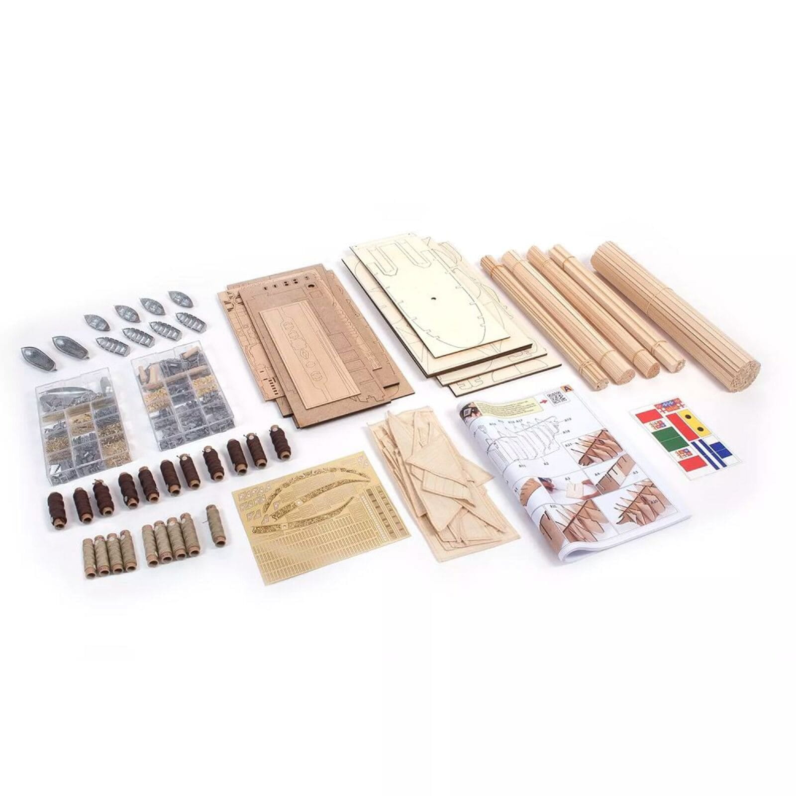 Amerigo Vespucci  Standmodellbausatz 1_100 mit Segelsatz - Modellzubehoer