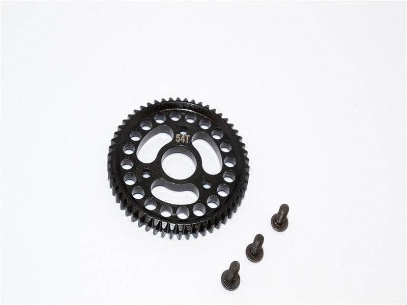GPM Stahl Hauptzahnrad 54T schwarz fuer Traxxas Slash_Stampede_Hoss 4x4 - RC-Zubehoer