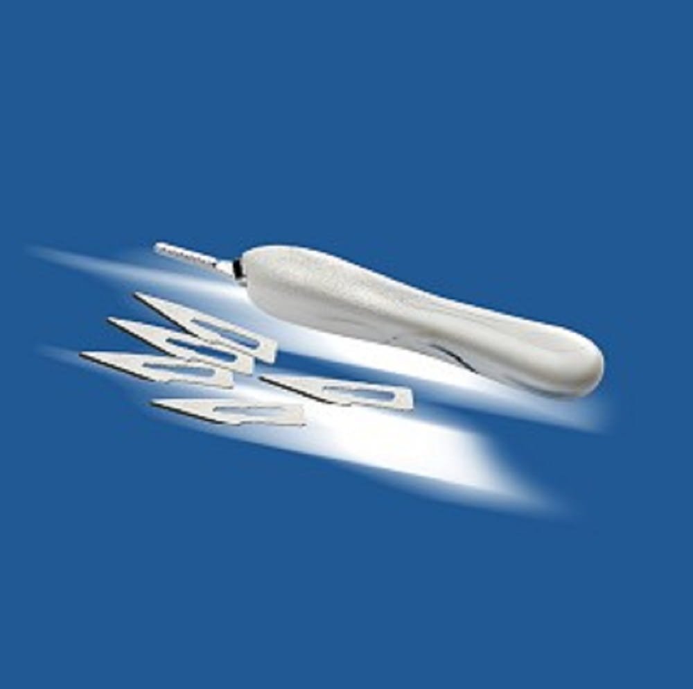 Krick Skalpellgriff Stabil mit 5 Klingen #11 - RC-Zubehoer