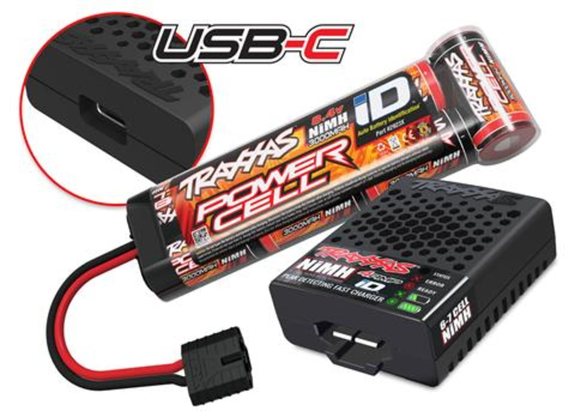 Traxxas Rustler 2WD Rot RTR mit Akku und Lader