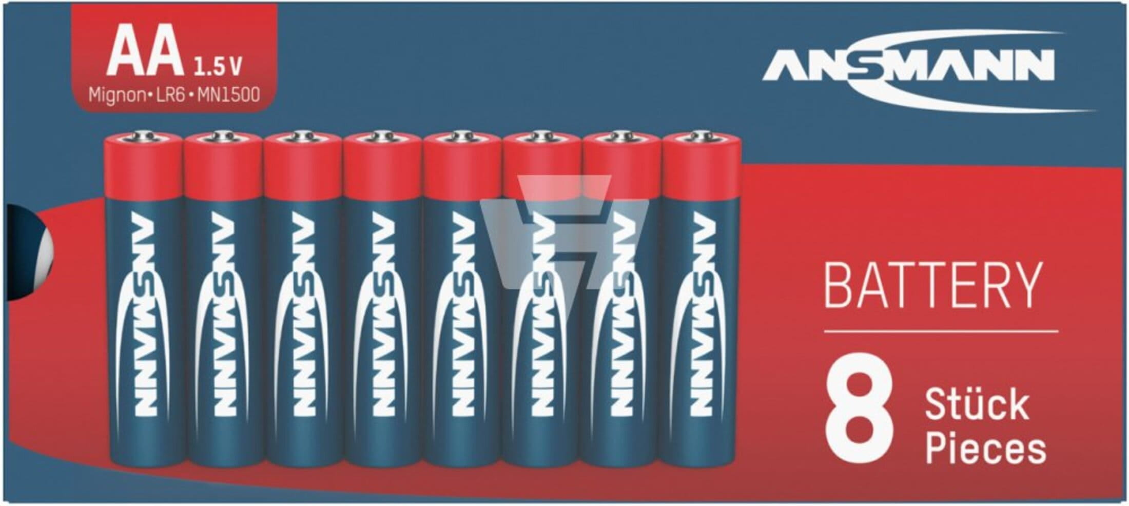 Ansmann Mignon AA 1,5V Alkaline Batterien 8 Stück im Blister Ansmann Energie Alkaline Batterien Mignon 1_5V