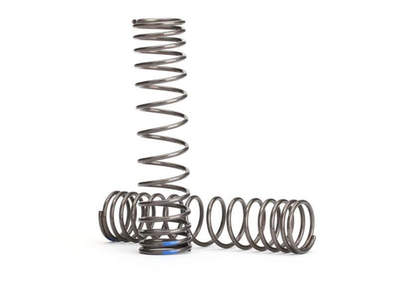 Traxxas Daempferfeder 139mm natural GTR progressive stripe blau - RC-Zubehoer