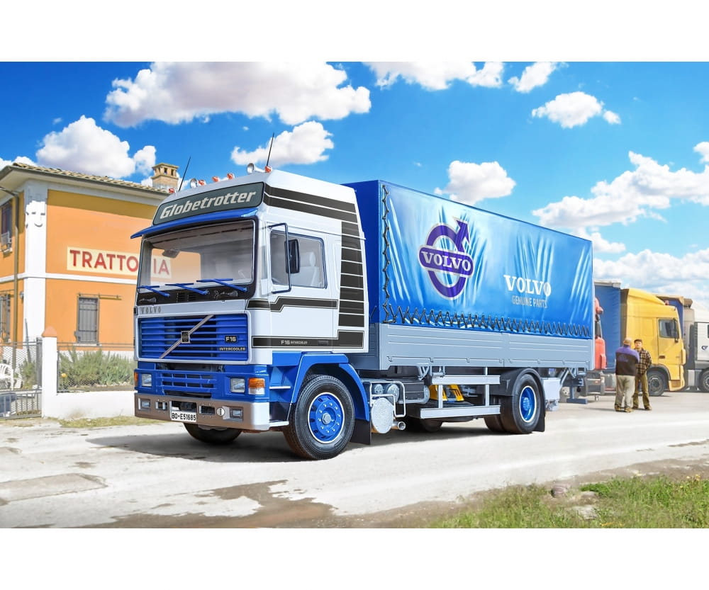 Italeri 1:24 Volvo F16 Plane m. Hebebühne Italeri 1:24 Volvo F16 Plane m. Hebebühne