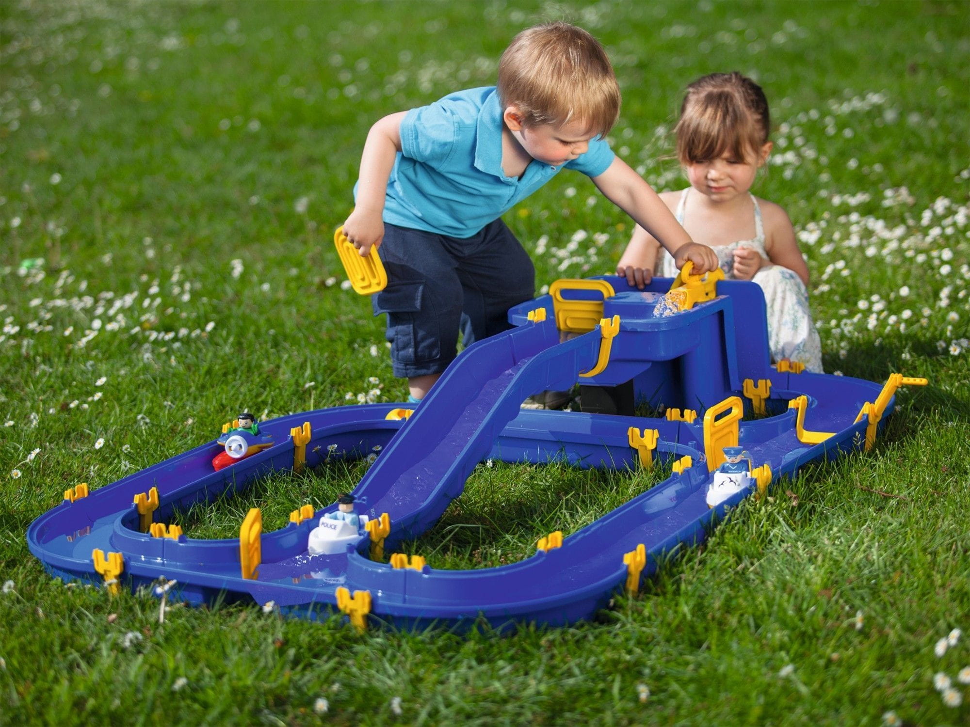 BIG Waterplay Niagara Neue Version Komplett Set Wasserbahn