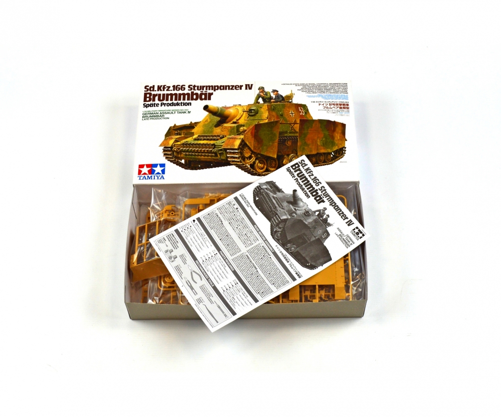 Tamiya Sturmpanzer 166 Brummbär Späte Prod. 1:35 Plastik Modellbau Militär Bausatz