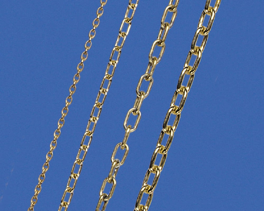 Krick Ankerkette 3 mm _1 m Laenge_ - RC-Zubehoer