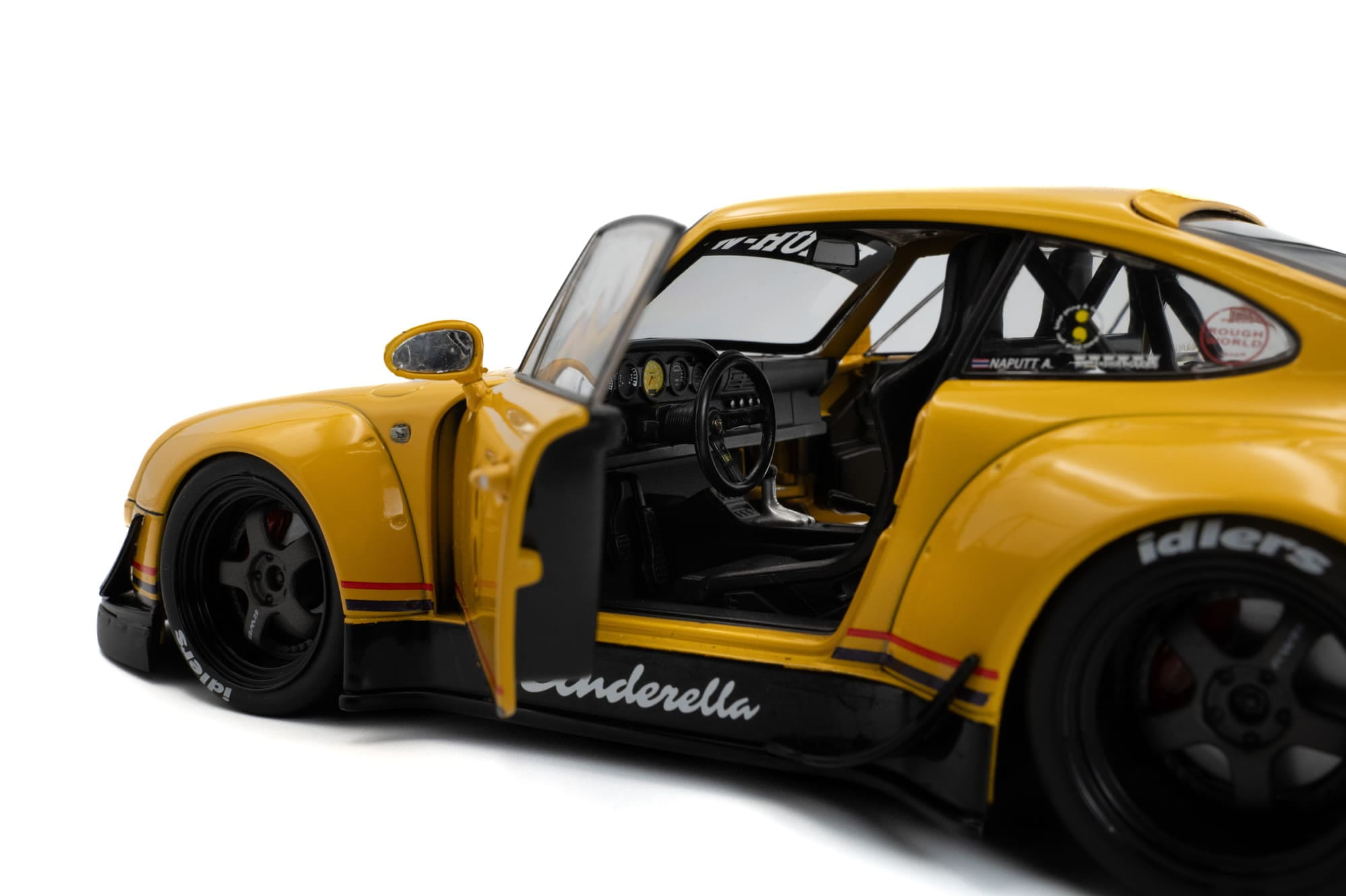 Solido RWB BODYKIT Cinderella Yellow Modellauto 1_18