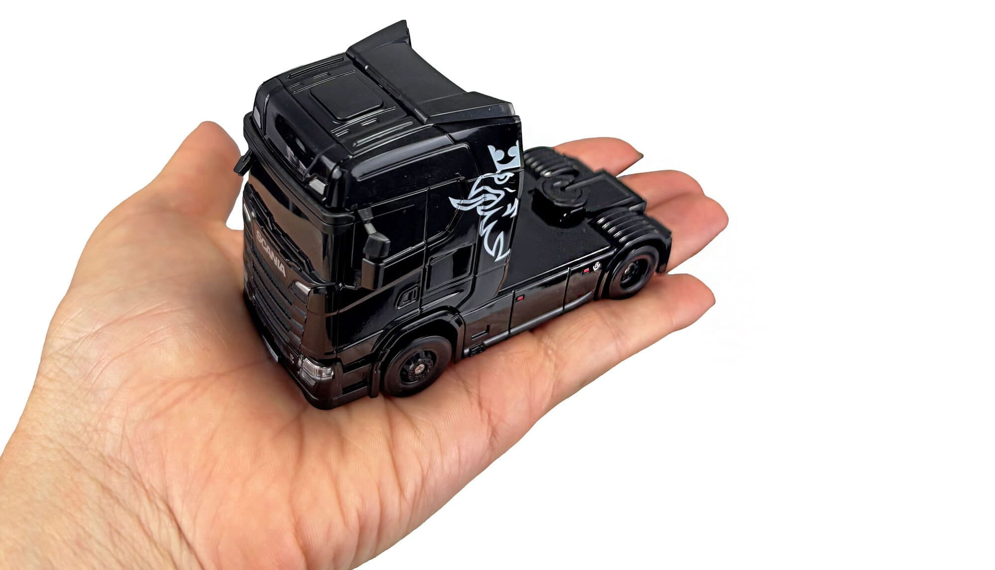Amewi Mini Scania 730 S Kofferauflieger 4WD 1_64 RTR RC LKW Schwarz
