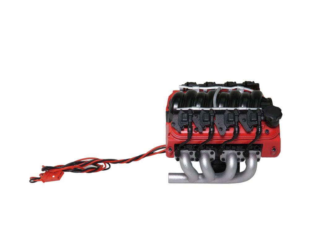 Thicon 1_14_1_10 V8-Motorattrappe fuer 540er Motoren mit Luefter - RC-Zubehoer