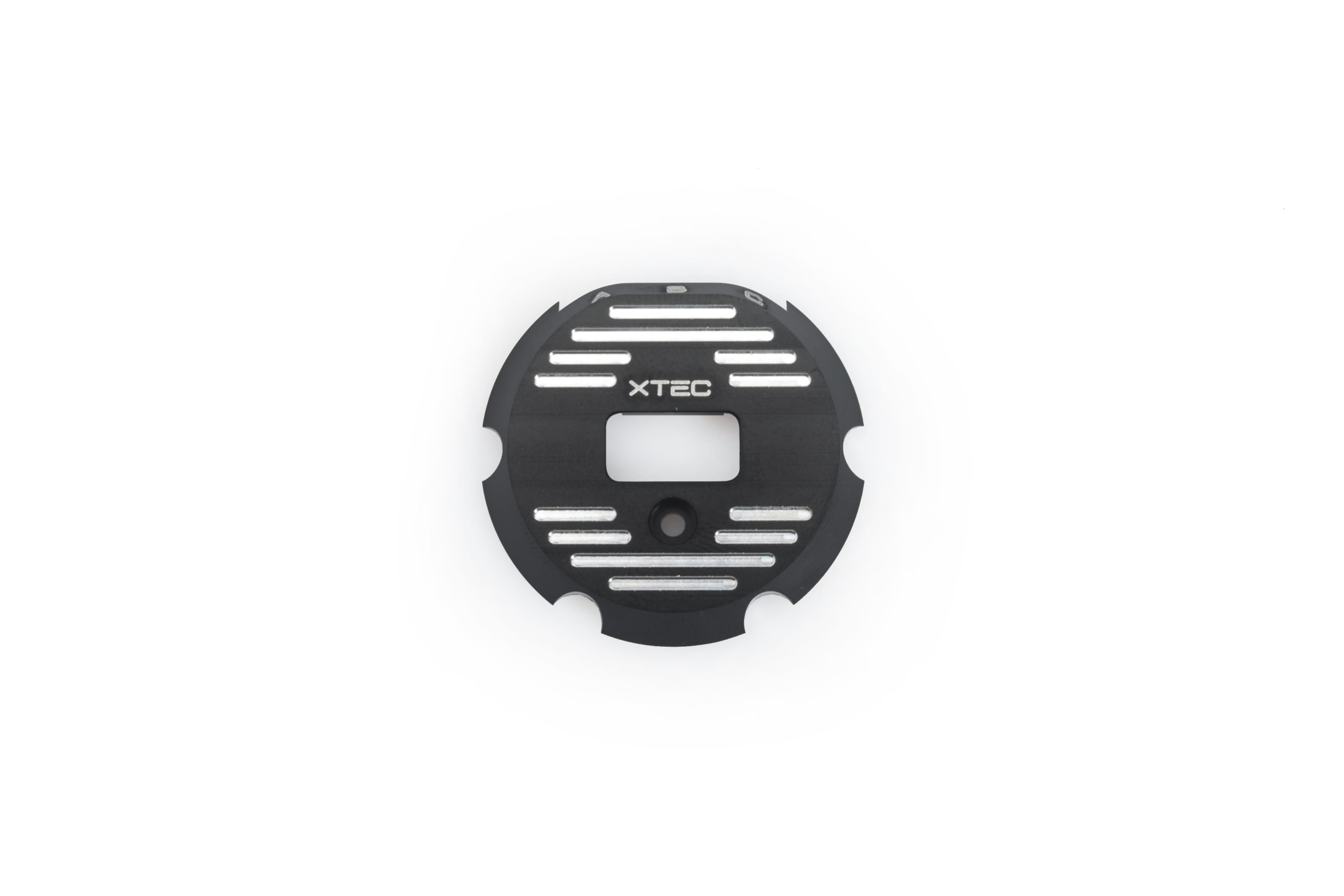 LRP X22 Aluminium Endplatte - schwarz