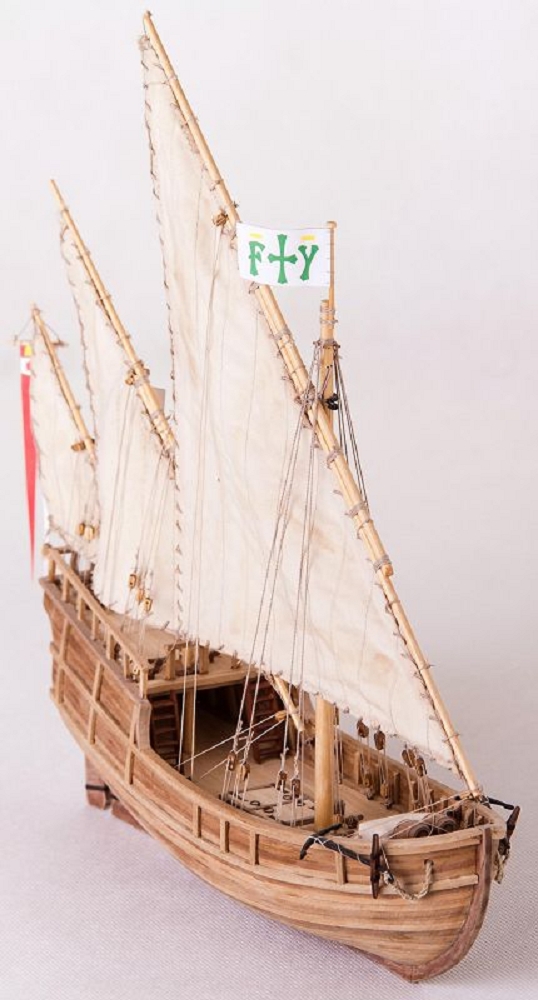 Krick Dusek Schiff Nina 1:72 Holz Baukasten