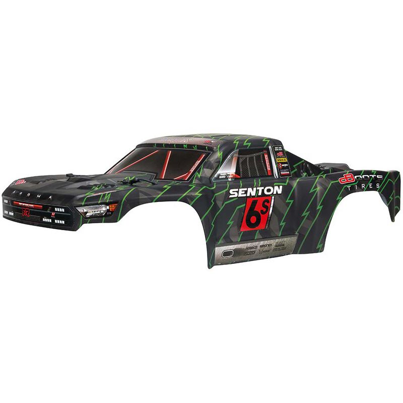 Arrma AR406144 SENTON 6S BLX Painted Body Black/Green