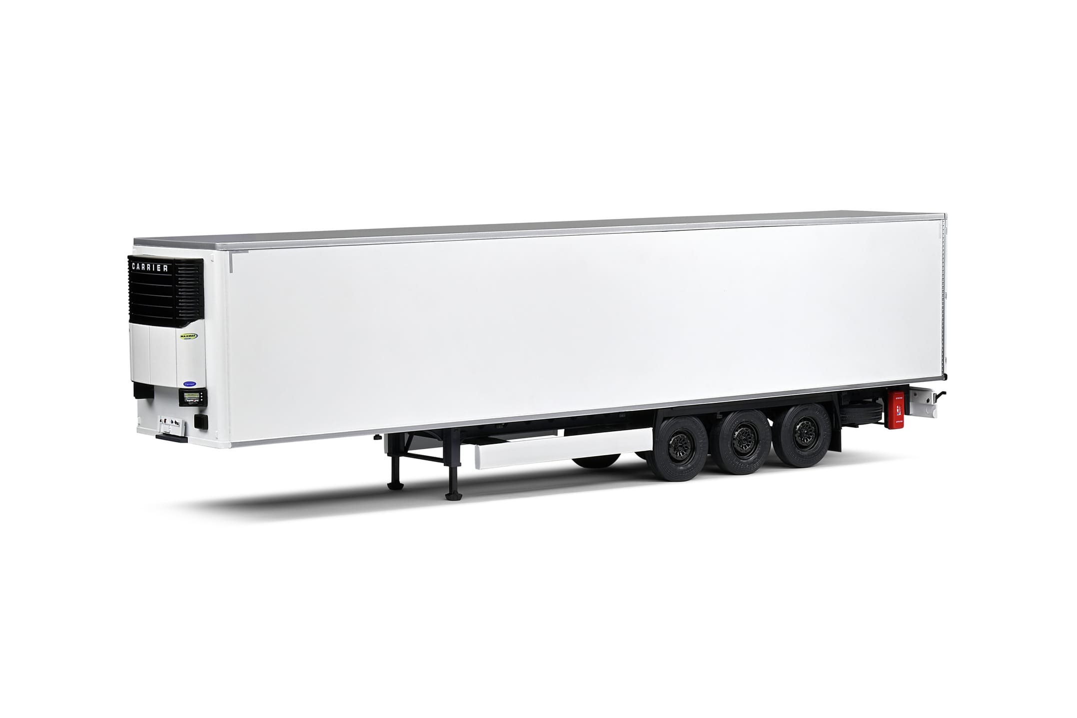 Solido 1_24 Kuehltrailer in weiss - Die-cast Modell mit detaillierten Oeffnenden Tueren