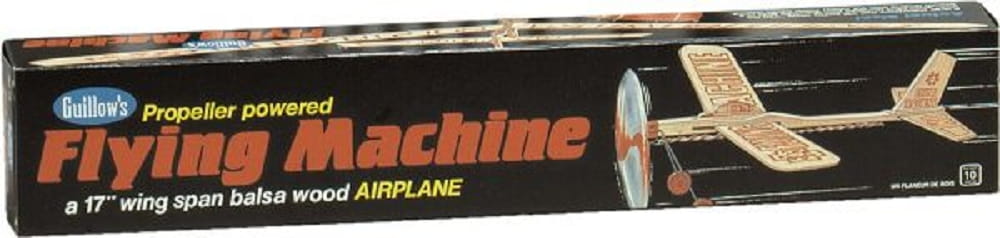 Guillow's Freiflugmodell Flying Machine Wurfgleiter Balsabausatz Guillow's Freiflugmodell Flying Machine Wurfgleiter Balsabausatz - RC-Zubehoer