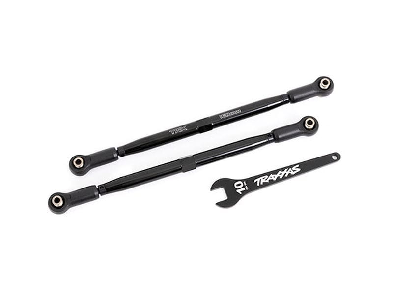 Traxxas Wide-X-Maxx Alu-Vorspur-Stangen schwarz _2_ Alu-Rohr - RC-Zubehoer