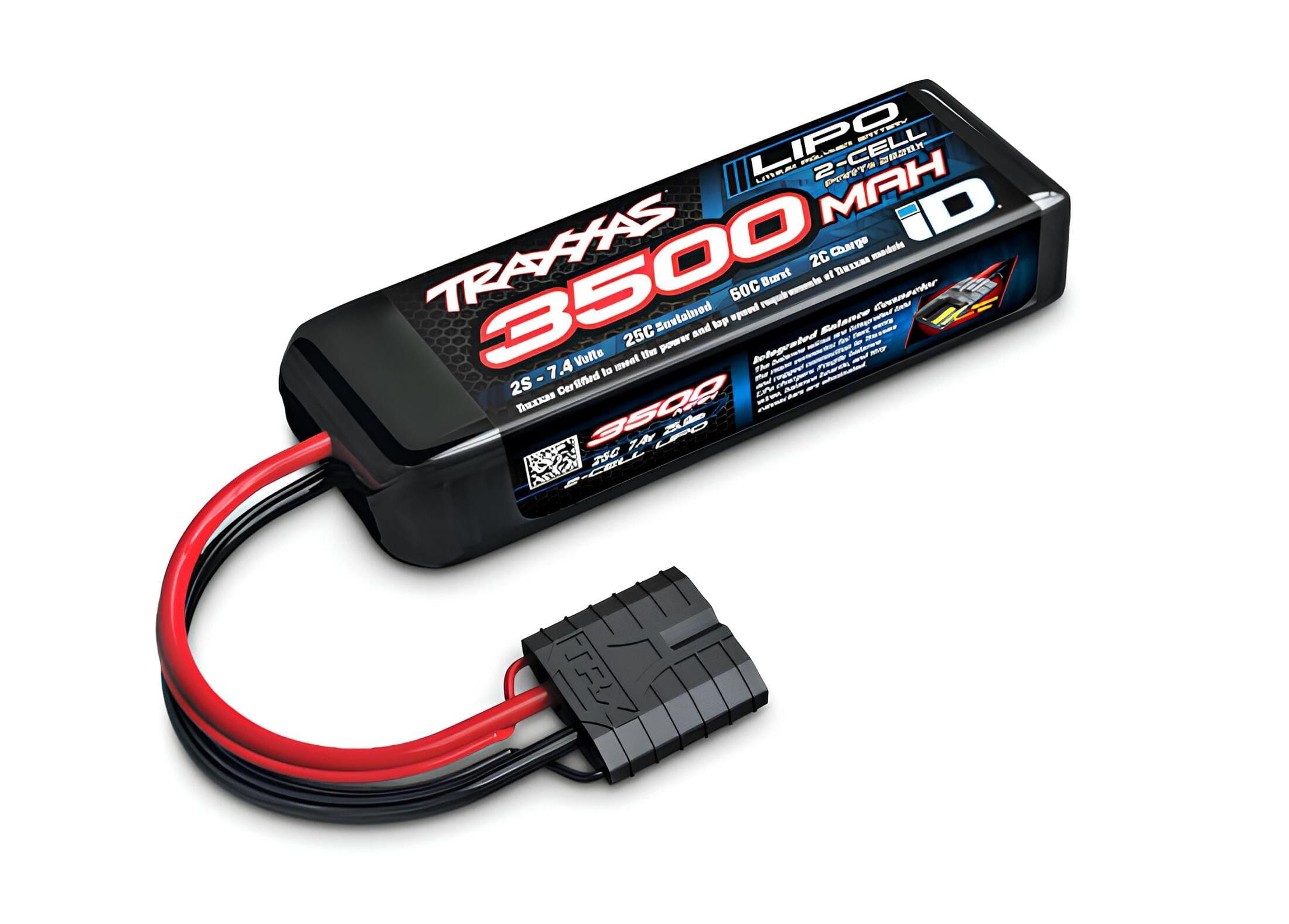 traxxas 7-4v 3500mah lipo akku mit id traxxas-lipo-akku-3500-2s-7-4v-mit-id