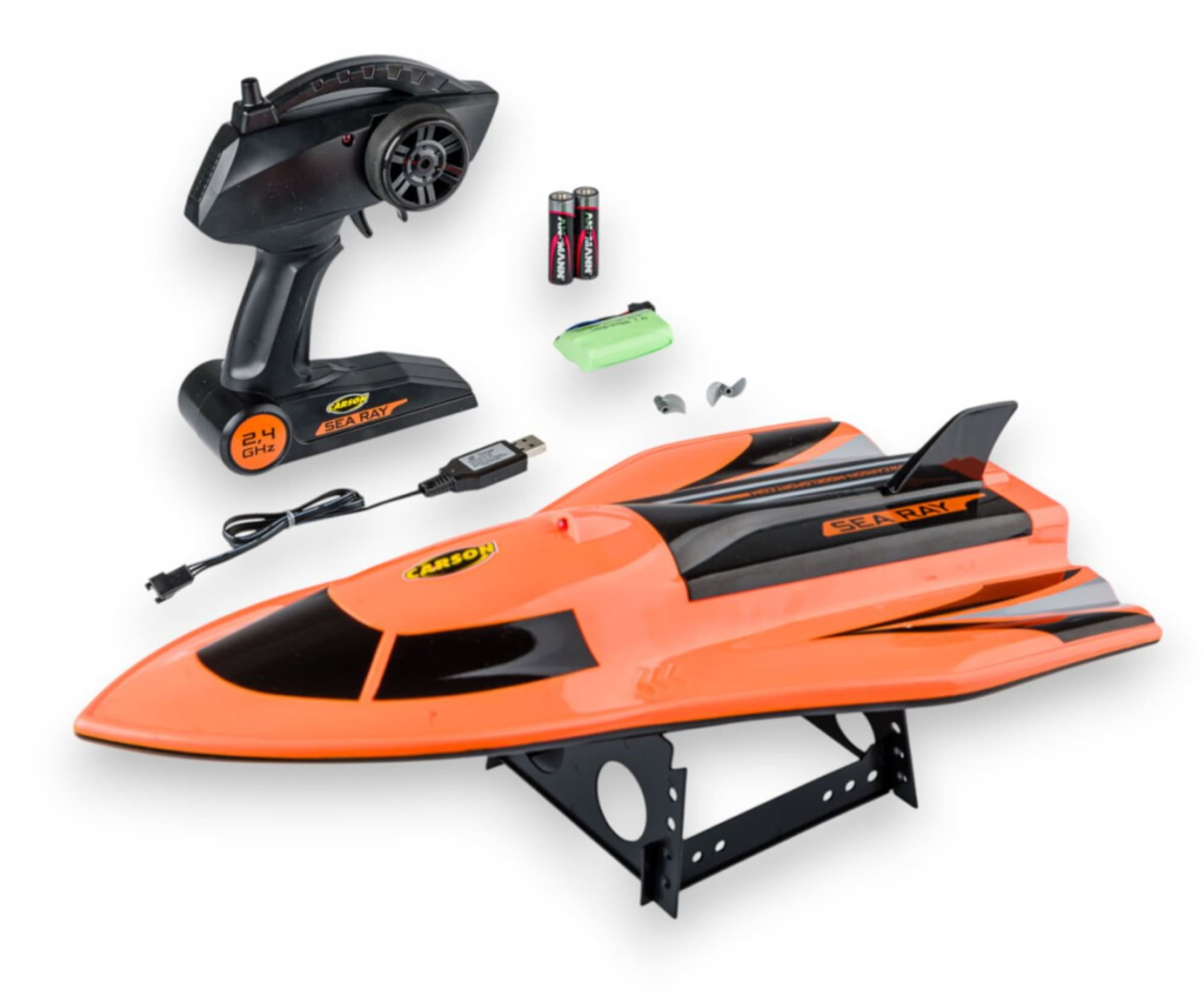 Carson RC Spielzeug Sea Ray 2_4 GHz 100% RTR - ferngesteuertes RC Modell