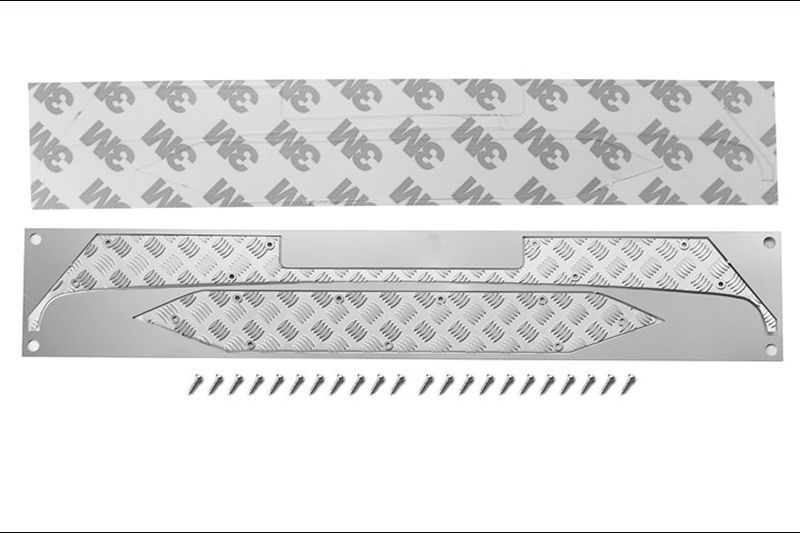 GPM Edelstahl Verkleidungen hinten fuer Jeep Wrangler fuer Axial SCX10-3 - RC-Zubehoer