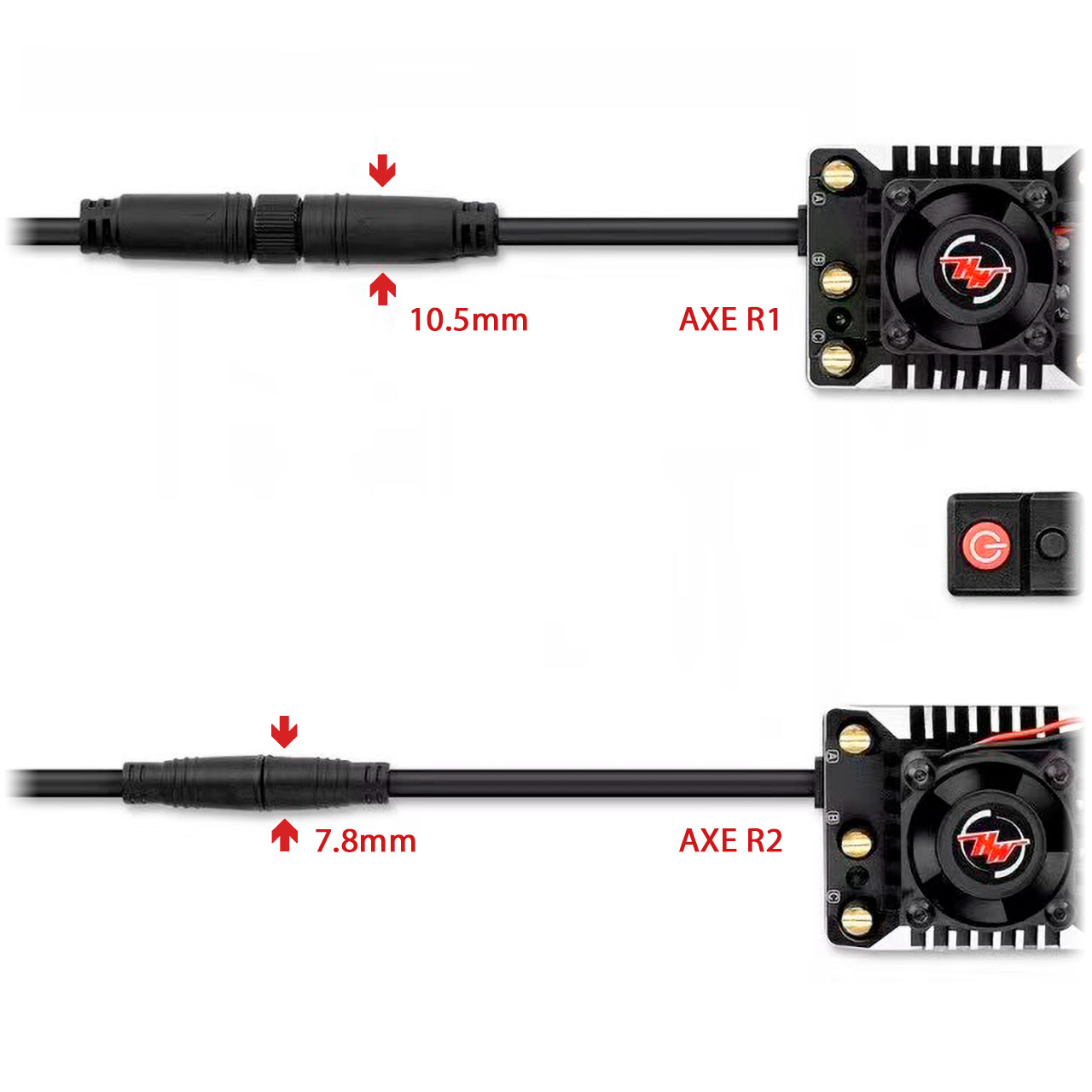 Hobbywing AXE Sensorkabel Verlängerung 300mm