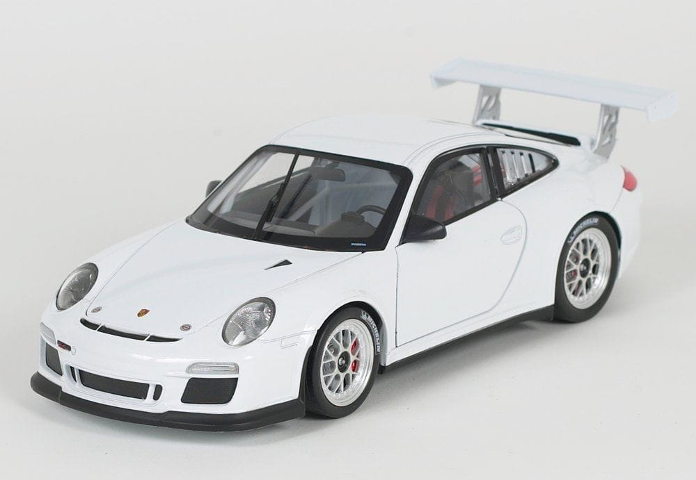 Welly 1:18 Modellauto Porsche 911 GT3 Cup Weiß street version