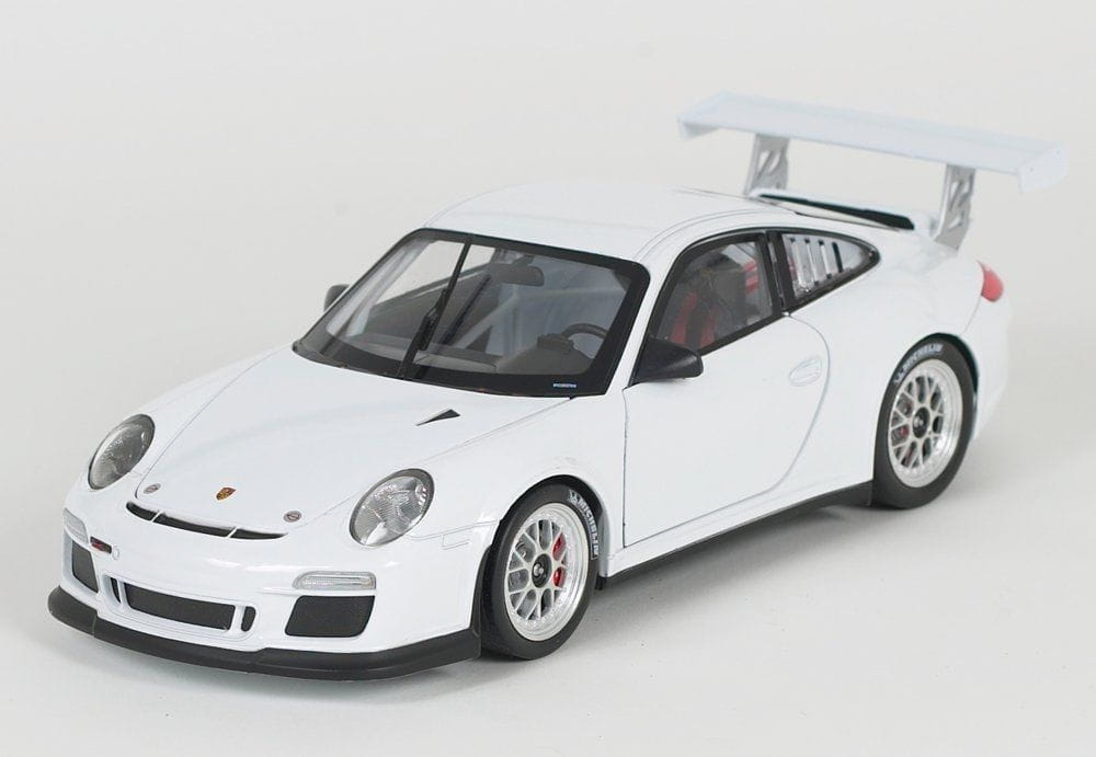 Welly 1:18 Modellauto Porsche 911 GT3 Cup Weiß street version Welly 1:18 Modellauto Porsche 911 GT3 Cup Weiß street version