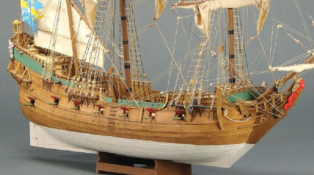 Shipyard Papegojan 1627 The 16 Gun Pinnace 1624 1:72 Laser Cut Kartonbausatz