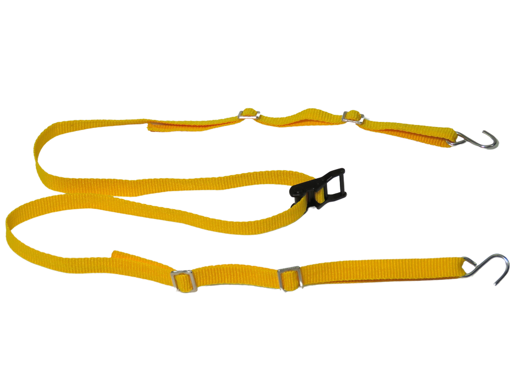 Thicon Verzurrgurt_Spanngurt Textil in gelb mit Metall-Spanner - RC-Zubehoer