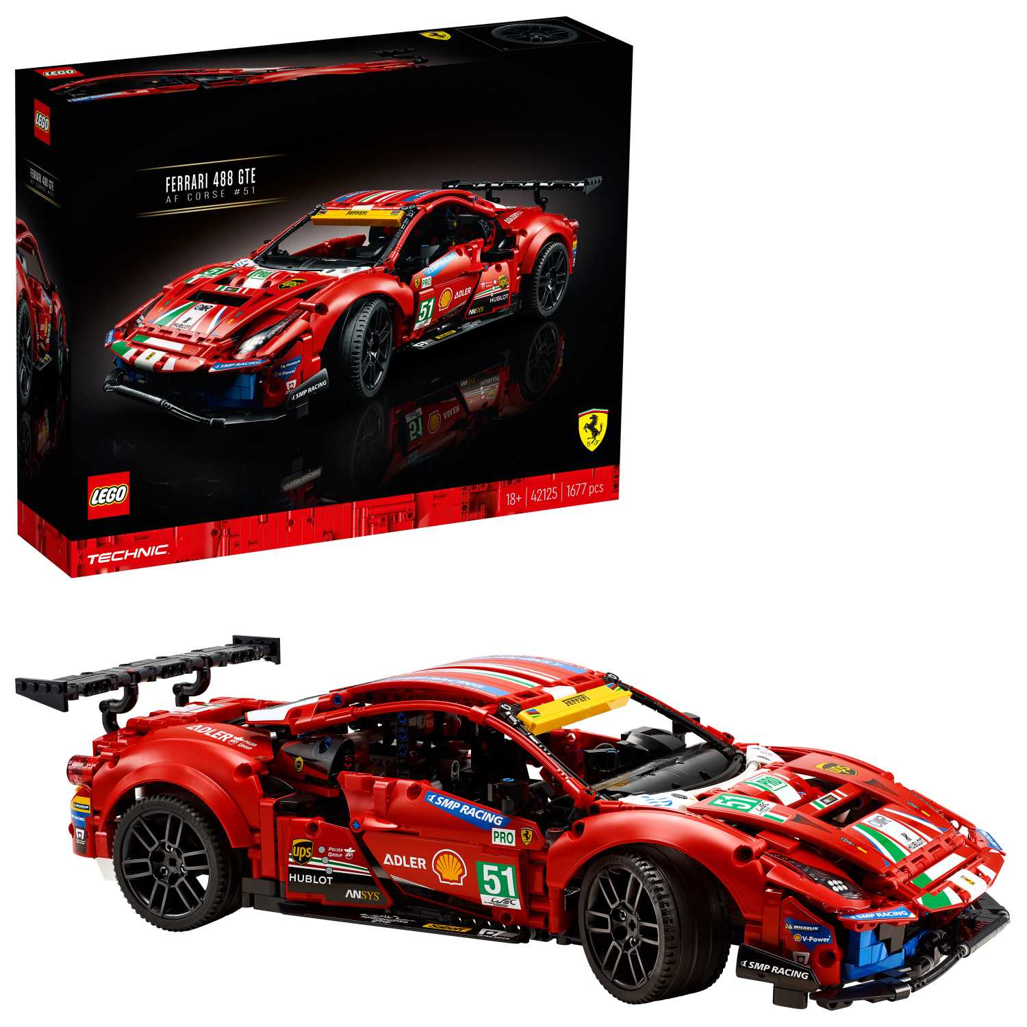 LEGO Technic Ferrari 488 GTE AF Corse 51