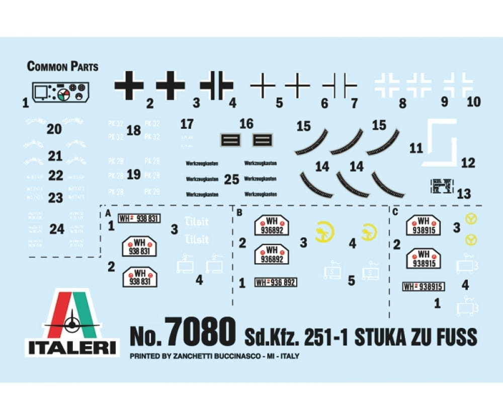Italeri 1:72 Sd.Kfz. 251/1 "Stuka Zu Fuss"