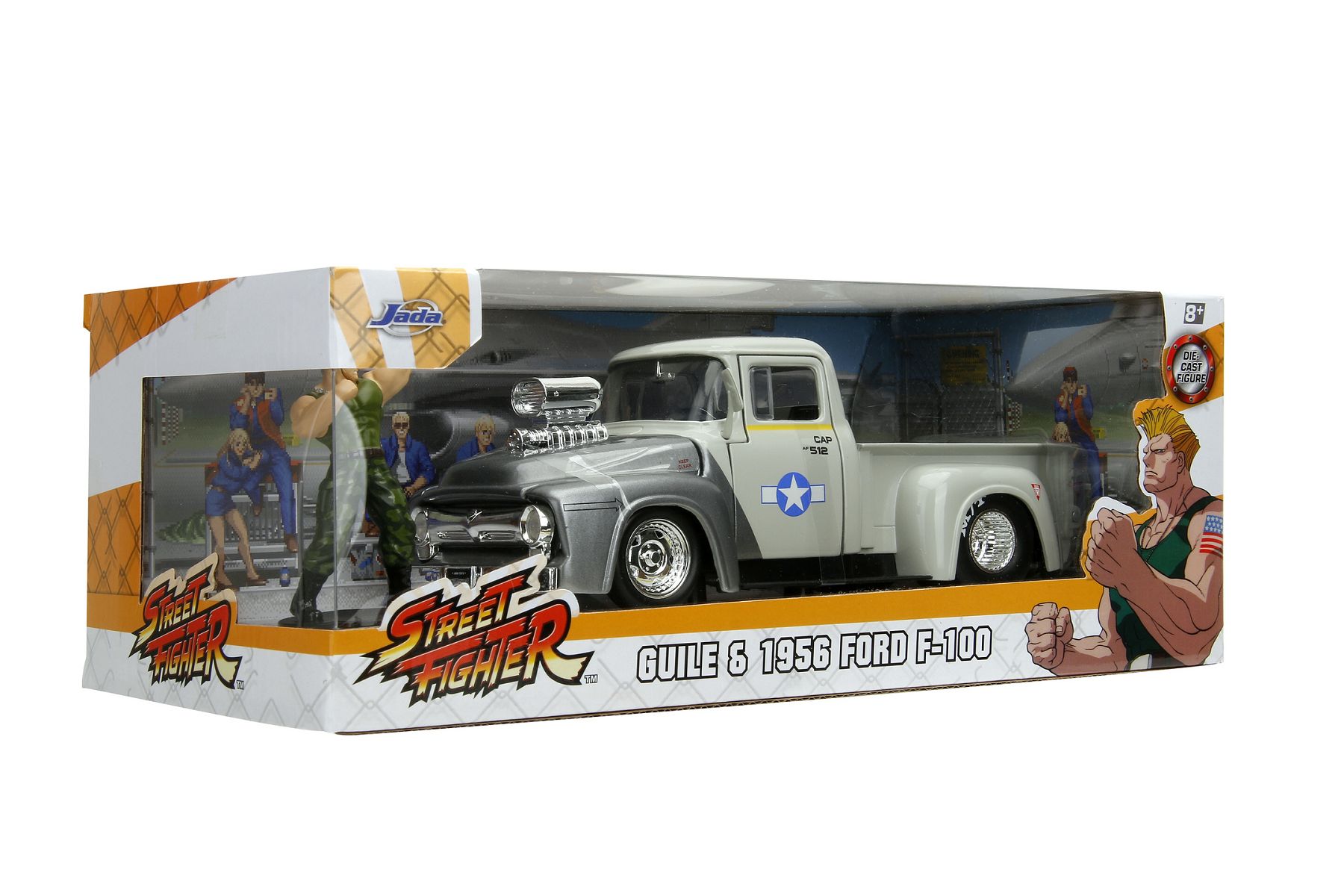 Jada Street Fighter 1956 Ford Pickup 1:24 Modellauto