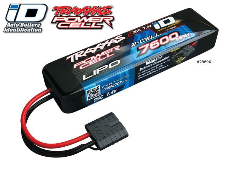 Traxxas LiPo Akku 7600mAh 7_4V 2S 25C fuer TRX-4 Sport und viele weitere Modelle