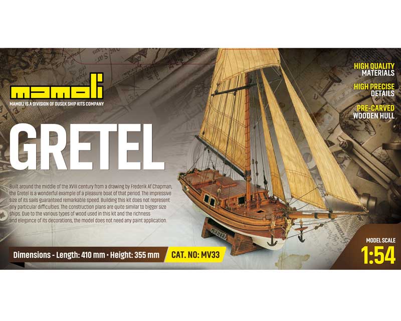 gretel bausatz 1 54 mamoli historisches schiff 18 jahrhundert Gretel Bausatz 1_54 Mamoli_ historisches Schiffsmodell des 18. Jahrhunderts