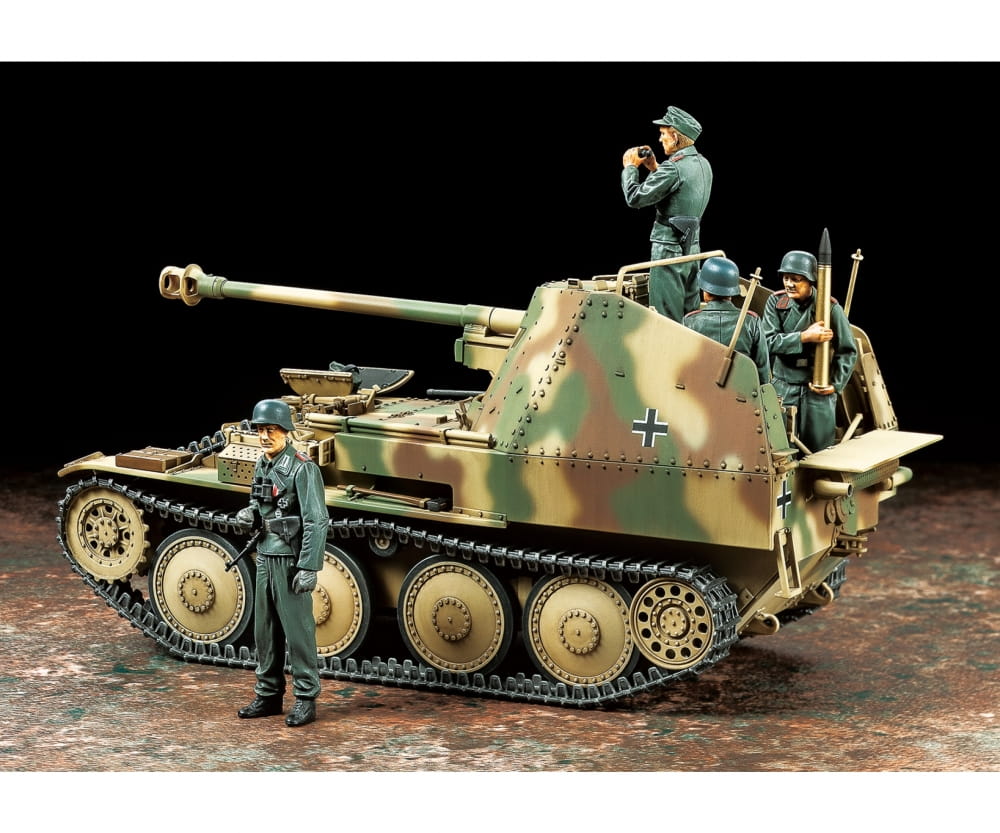 Tamiya Deutscher Jagtpanzer Marder III Normandie 1:35 Plastik Modellbau Militär Bausatz