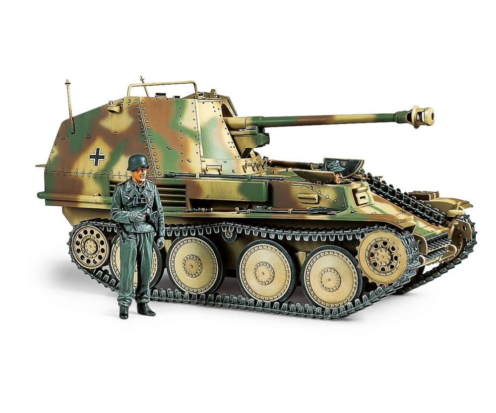 Tamiya Deutscher Jagtpanzer Marder III Normandie 1:35 Plastik Modellbau Militär Bausatz